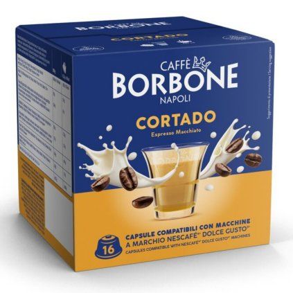 caffe borbone cortado kapsle do dolce gusto 16ks