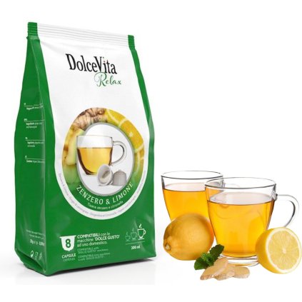 dolce vita bylinny caj zazvorovy s citronem do dolce gusto italfoods nejkafe cz