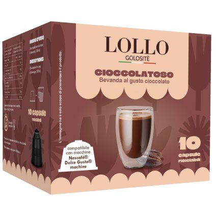 Lollo Caffé Čokoláda do Dolce Gusto 10ks kapslí