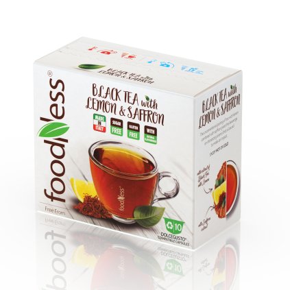 foodness black tea safron kapsle dolce gusto nejkafe cz