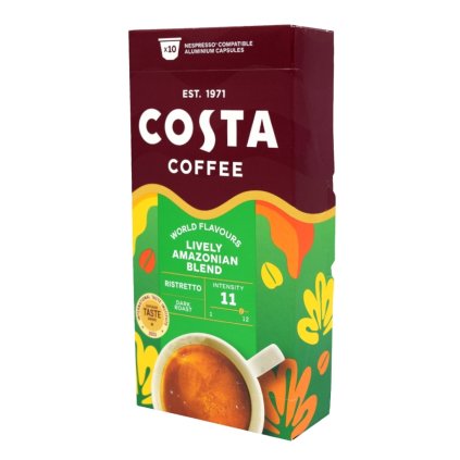 costa coffee do nespresso hlinikove kapsle lively blend 10ks