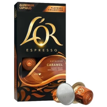 13234 1 hlinikove kapsle l or espresso caramel do nespresso 10ks