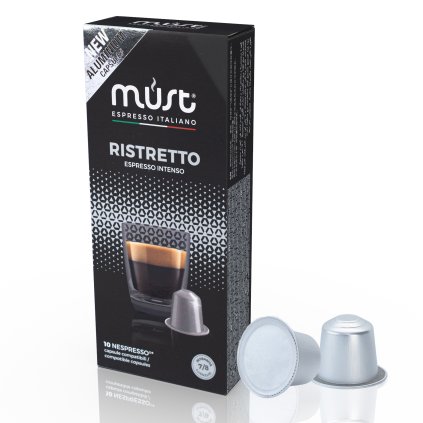 must ristreto espresso intenso kapsle nespresso nejkafe cz