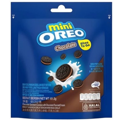 OREO MINI SUŠENKY S ČOKOLÁDOVOU NÁPLNÍ 61 3g