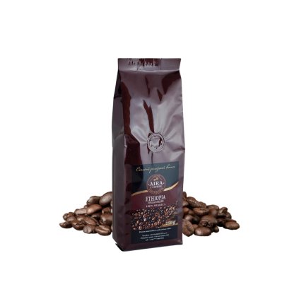 aira coffee ethiopia yirgacheffe zrnkova kava 250 g