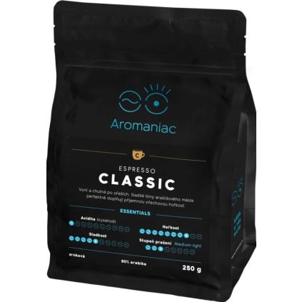 aromaniac espresso classic mletá 250g nejkafe cz