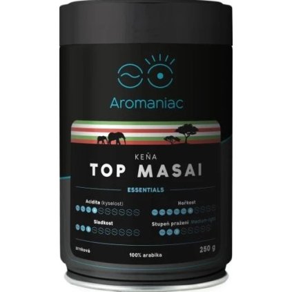 aromaniac kena top masai darkova doza 250g nejkafe cz