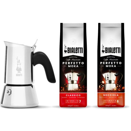 bialetti venus 6 porci 2x500g moka kava nejkafe cz