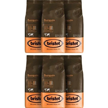 bristot buongusto 6 kg zrnkova kava nekafe cz