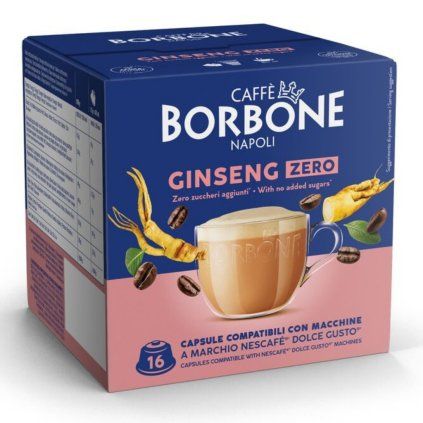 caffe borbone ginseng zero kapsle do dolce gusto 16ks