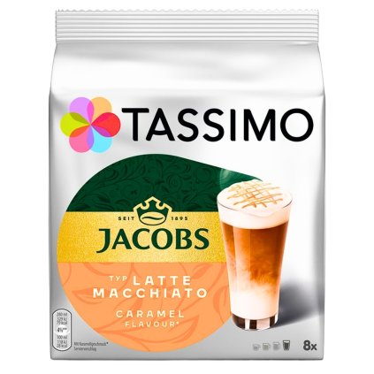 kapsle tassimo jacobs kronung latte macchiato karamel 16 kusu