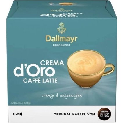 dallmayr crema d oro caffe latte 16ks dolce gusto nejkafe cz