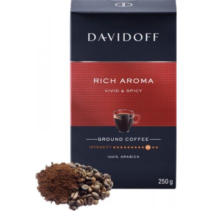 davidoff mleta rich aroma 250g nejkafe cz