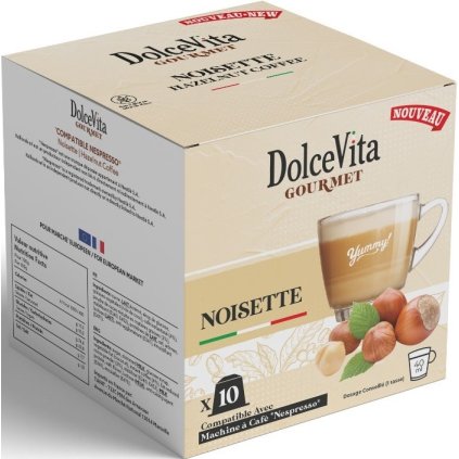 dolce vita hazelnut nespresso 10ks nejkafe cz