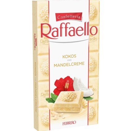 raffaello bila cokolada s kokosem a mandlovym kremem 90g nejkafe cz