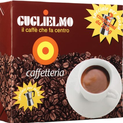 guglielmo caffetteria 2x250g mleta nejkafe cz