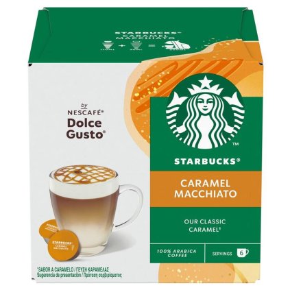 starbucks nescafe dolce gusto caramel macchiato 12 kapszula