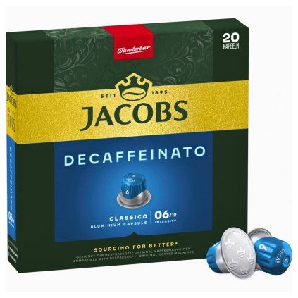jacobs decaffeinato 6 lungo kapsle do nespresso 20 ks