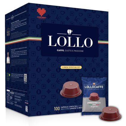 kapsle lollo caffe do lavazza a modo mio argento 100 ks