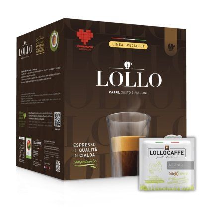kavove e s e pody lollo caffe argento 50 ks