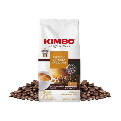 kimbo crema intensa zrnkova kava 1 kg