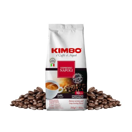 kimbo espresso napoli zrnkova kava 250 g nejkafe cz