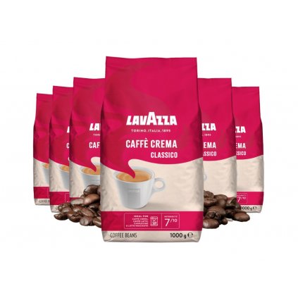 lavazza caffe crema classico zrnkova kava 6x1kg