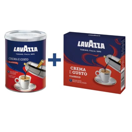 lavazza crema e gusto mleta kava 750g doza a duopack