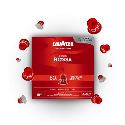 Lavazza d qualita rossa NCC 80 kapsle nejkafe cz