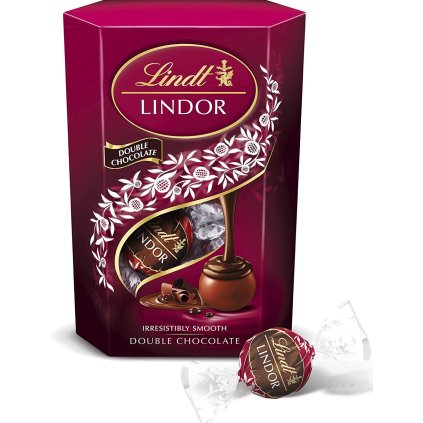 lindt lindor double chocolate 200g nejkafe cz