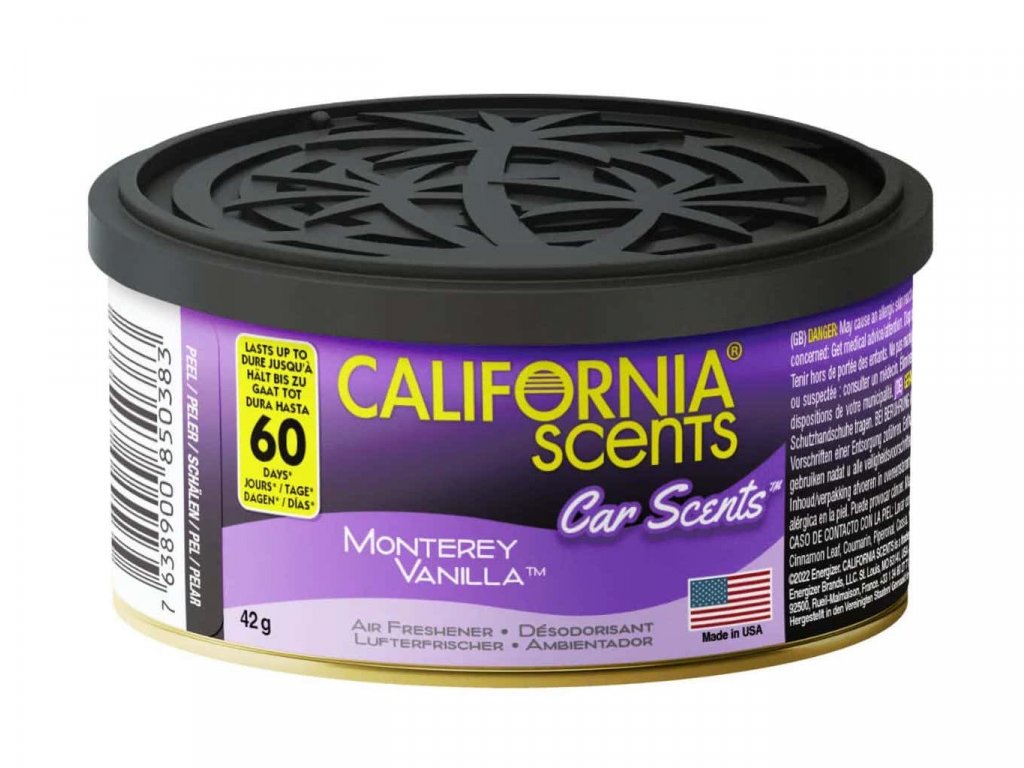 vůně do auta California Car Scents VANILKA (monterey vanilla)