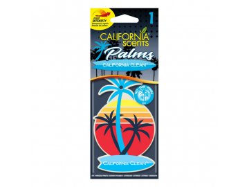 vůně do auta California Scents Palms VŮNĚ KALIFORNIE (california clean)