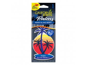 vůně do auta California Scents Palms EXOTICKÉ OVOCE (indigo island berry)