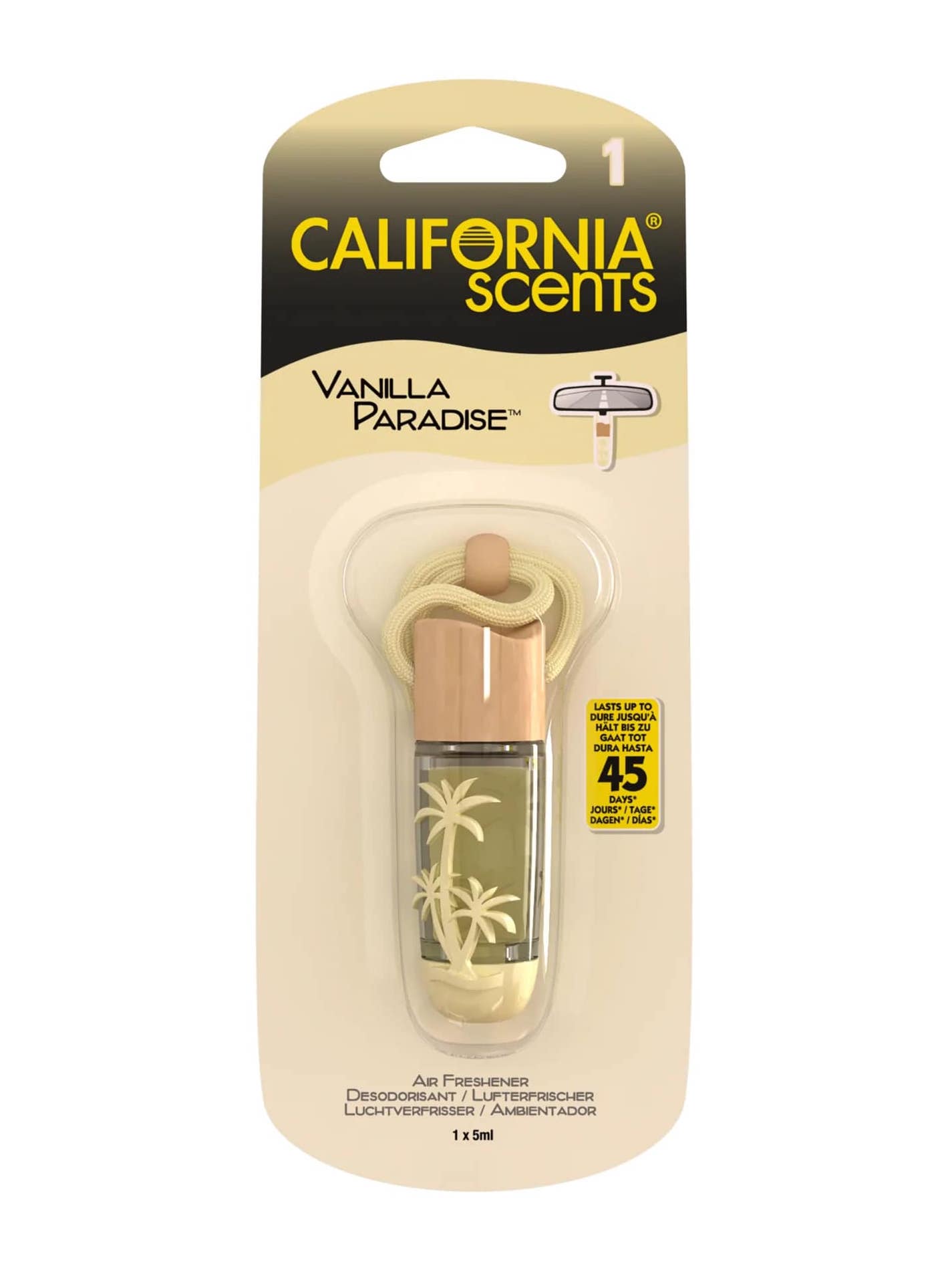 California Scents Hanging Vial - VANILKOVÝ LUSK 5g CHV-197