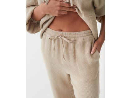 Vaflové tepláky GASPE v přírodním provedení