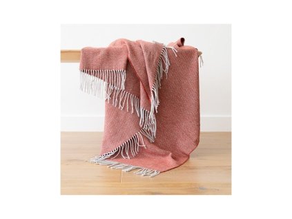 Terra Cota Cotton Throw Valeria