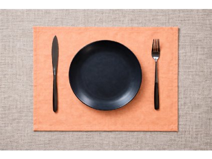 Tom Linen prostírání Meruňková 30x40 cm