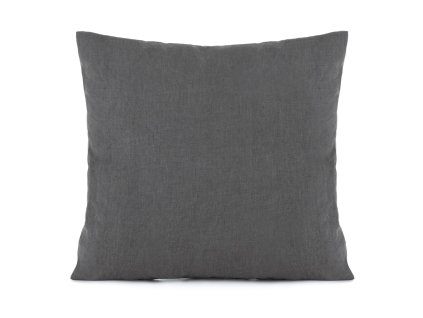 Lněné dětské povlečení Dark Grey 90x135, 40x60