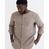 Pánská plátěná košile BEDARRA v barvě Deep taupe