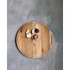 Akátové kulaté servírovací prkénko – (Ø 45 cm, výška 3 cm)
