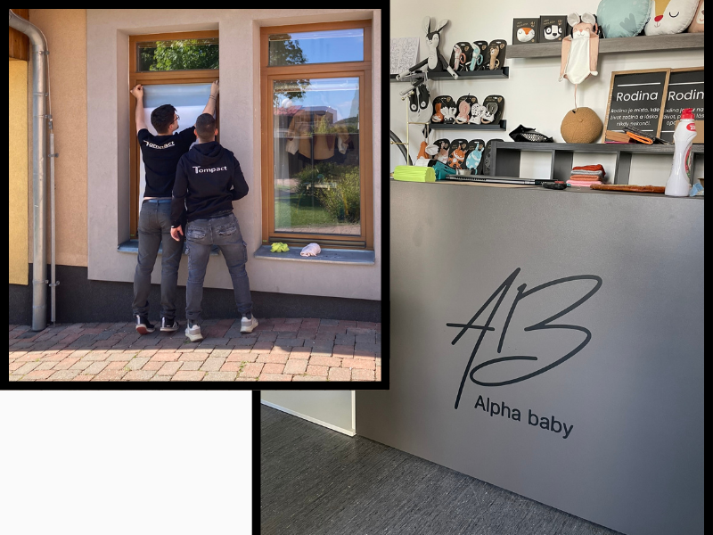 Reference – Polepy prodejny Alpha Baby