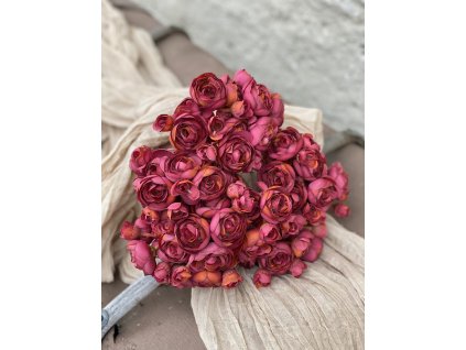 223.Ranunculus zväzok vínovočervený1