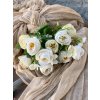 25,Mini kytica ruže krémové3