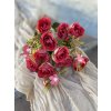 240.Mini kytica ruží červená2