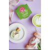 Liluka matcha s malinami a bílou čokoládou