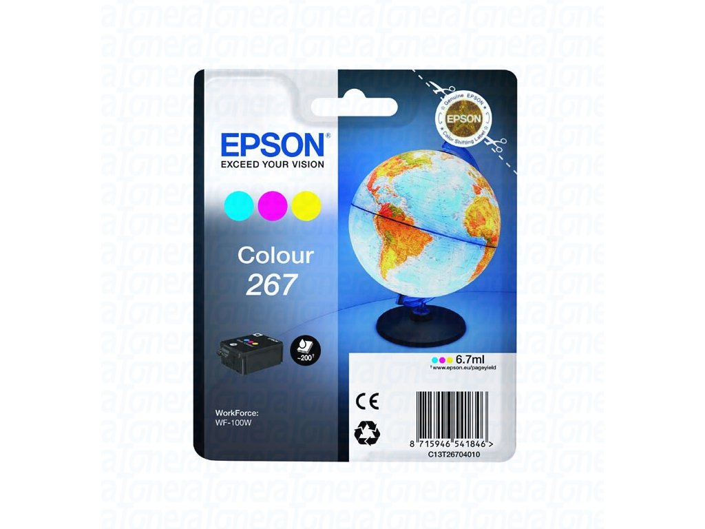 104032 epson c13t267040 typ 267 color originalni cartridge 6 7ml 200s