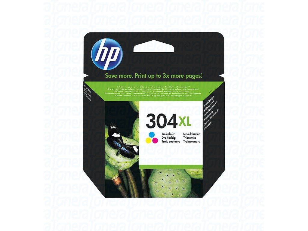 104101 hp n9k07a typ 304xl color originalni cartridge 7ml 300s