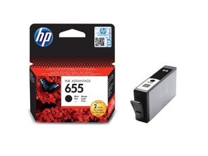 102853 hp cz109ae typ 655 black originalni cartridge 14ml 550s