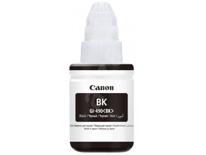 103264 canon gi490 black originalni cartridge 135ml 6000s