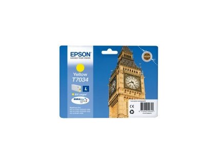 103507 epson t7034 yellow originalni cartridge 9 6ml 800s